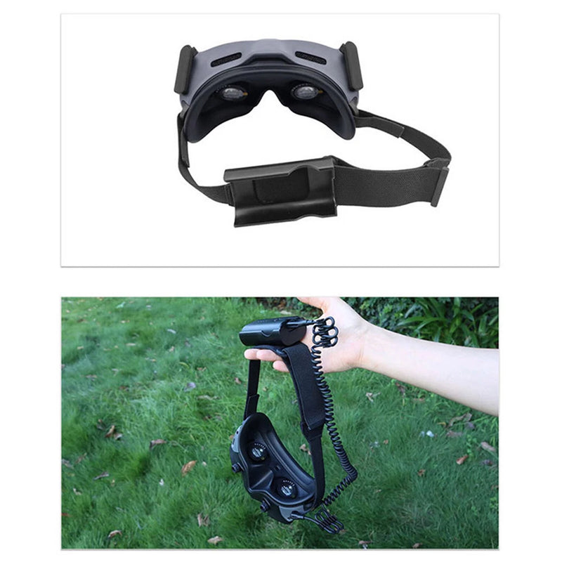 Headband Back Battery Clip Hanging Bracket Holder Box For AVATA FPV Goggles 2 V2