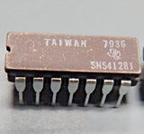 PN# SN54128J - TEXAS INSTRUMENTS / TI - IC QUAD 2-INPUT NOR GATE 14 PIN CDIP