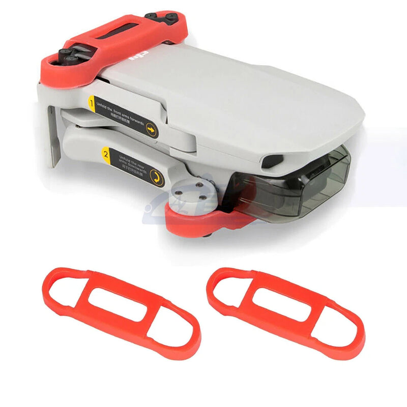 2x Red Propeller Blade Holder Stabilizers For DJI Mini 2 SE Drone Airscrew Fixer