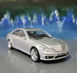 Personalised Mercedes S63 AMG Silver 1:43 Diecast Car Rastar Boxed Gift Model