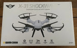 X-31 SHOCKWAVE? QUADCOPTER DRONE WITH WI-FI CAMERA by Sky Rider - BRAND NEW