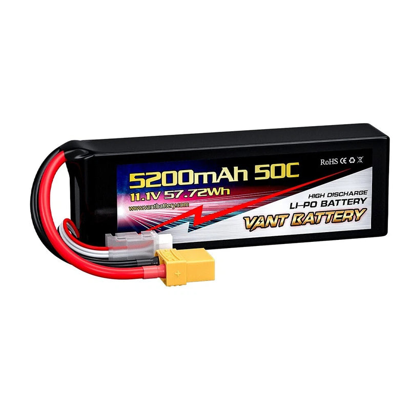 VANT 3S 11.1V 5200mAh 50C LiPo BATTERY XT90 ARRMA KRATON LECTRON ZEEE GENS ACE Battery