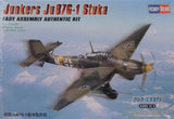 WWII GERMAN JUNKERS JU87G-01 STUKA HOBBY BOSS 1:72 PLASTIC MODEL AIRPLANE KIT