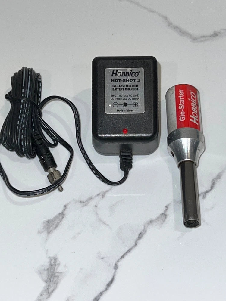 Hobbico HOT-SHOT 2 Glo-Starter / Battery Charger Power Supply Adapter 1.25V DC Battery