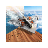 3-in-1 RC Drone for Land Sea Air, H20 Remote Control Bomber RC Airplane with ...