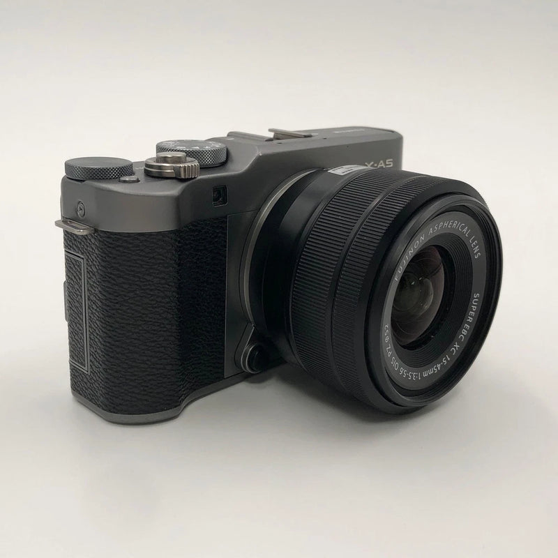 Fujifilm X-A5 Silver Mirrorless Digital Camera Body+XC 15-45mm f/3.5-5.6 Lens