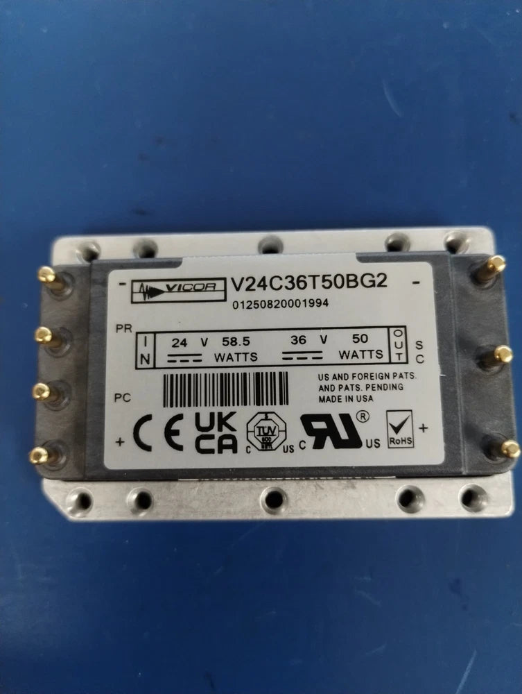 VICOR V24C36T50BG2 DC/DC Converter, Grade - T, 50W, Input-24V, Output-36V