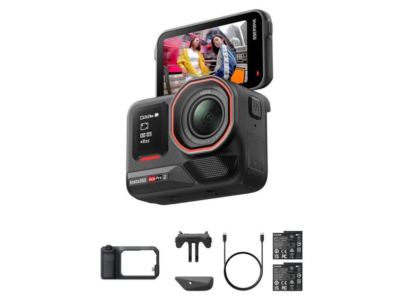 Insta360 Ace Pro 2, 8K AI-Powered Action Camera, Xplorer Pro Bundle w/ Dual