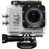 Yashica YAC-300 Silver Action Camera + Accessories