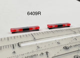 2-Pack 1/64 Scale Model Whelen Edge Lightbar Red Fire EMS Police Ambulance 6409R