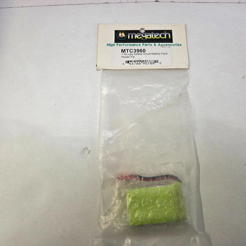 MegaTech 7.4V Lipo Safety Circuit Battery Pack - House-Fly Battery