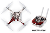 DJI Phantom 4 Drone Wrap RC Quadcopter Decal Sticker Custom Skin Accessory BONES