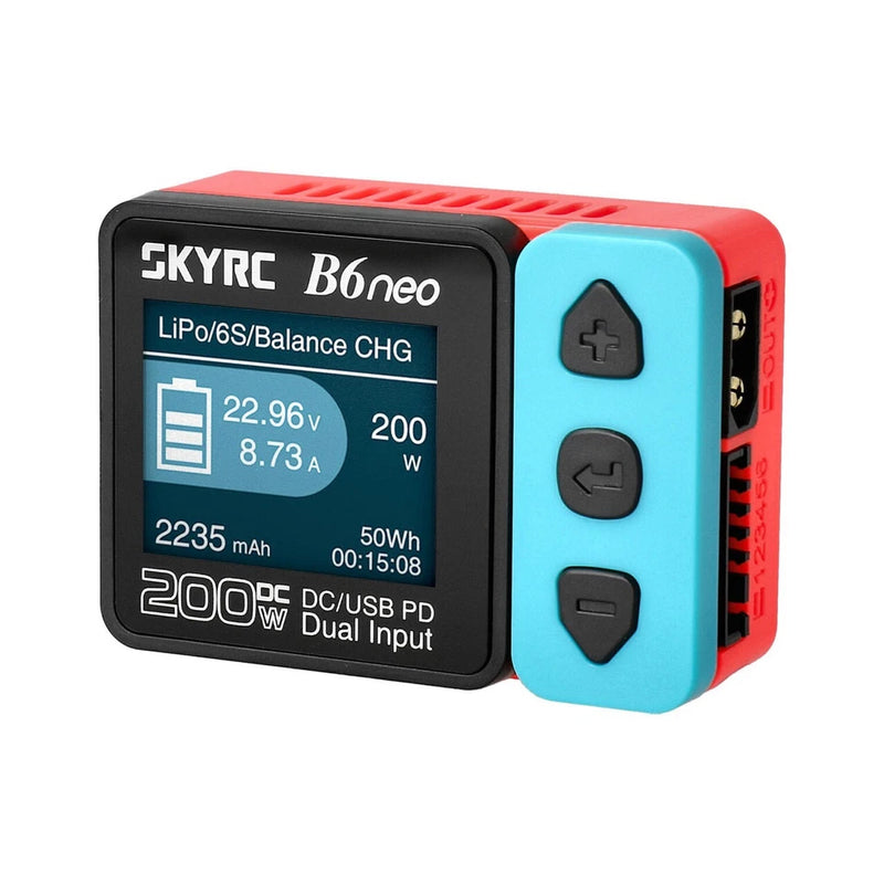 SkyRC B6neo Smart Charger DC 200W PD 80W Battery Balance Charger B6 Neo Battery