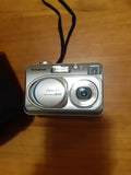 Fujifilm Digital Camera FinePix A210 3.2MP Silver /case- Tested & Working