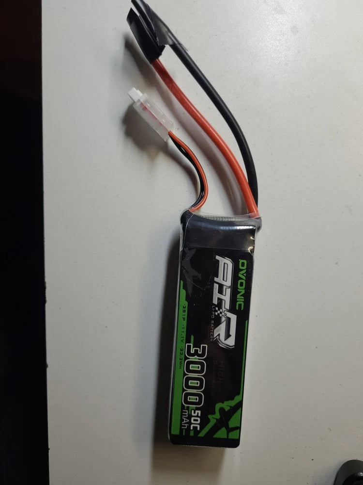 Ovonic 3000mAh 50C 11.1V 3S Lipo Battery
