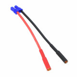 EC2 Female to 4mm Banana Female 16AWG 15CM Adapter Lipo Battery Charge Cable Toy