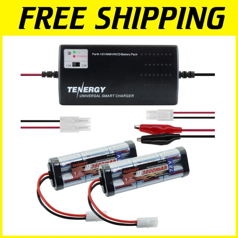 2x 3800mAh NiMH RC Battery Set with Tamiya Connector