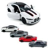 1/36 M4 CSL Model Car Metal Diecast Toy Cars Doors Open Toy for Boys Kids Gifts
