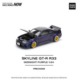 Pop Race 1:64 Nissan Skyline R33 GTR Midnight Purple #0256