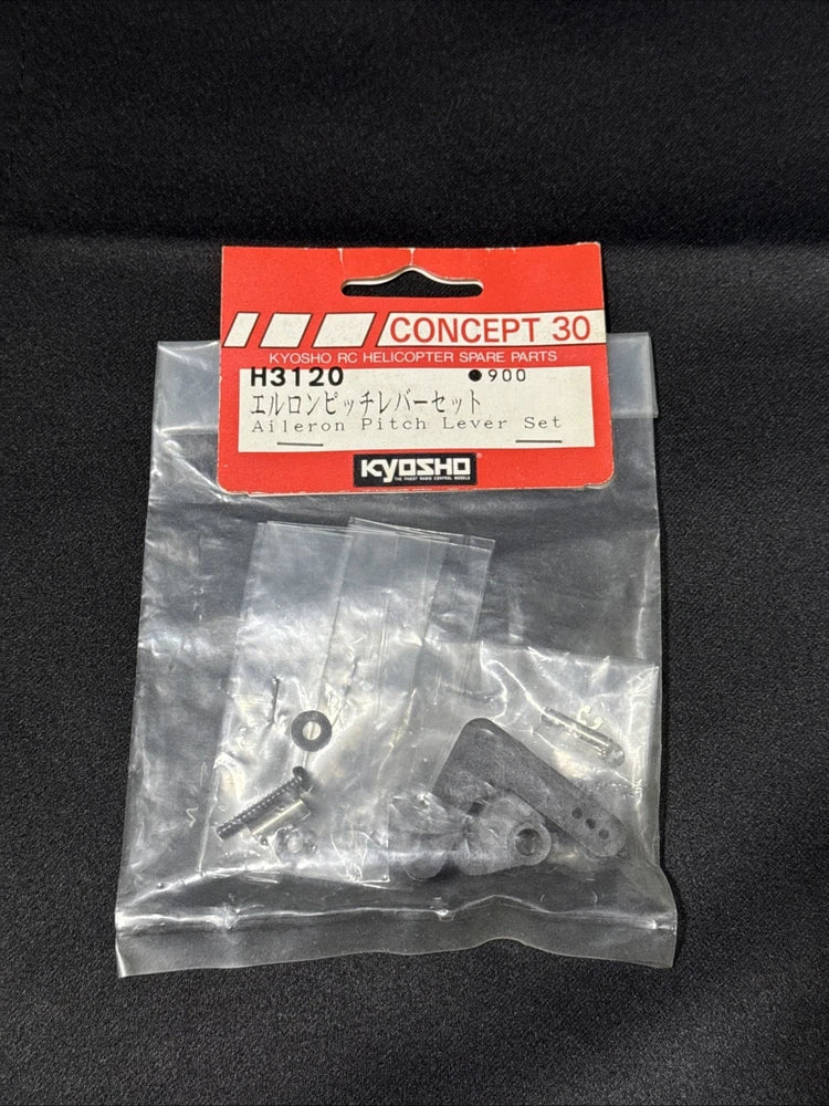 Kyosho RC Helicopter Concept 30 H3120 Aileron Pitch Lever Set Made in Japan