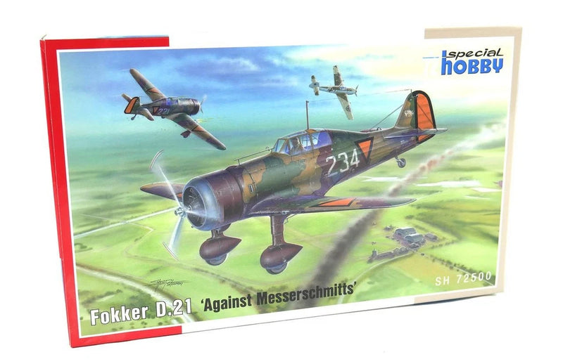 1/72 Special Hobby Fokker D.21 Against Messerschmitts