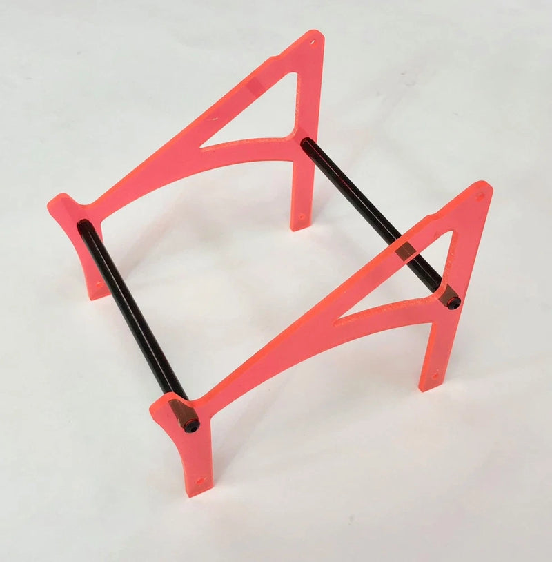 XTREME RACING RED ACRYLIC iCHARGER STAND 2208AR 308 DUO SERVER POWER SUPPLY