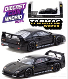 Tarmac Works 1/64 for F40 Black CoolCarShow Limited Diecast Toys Model Car Gifts