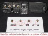 1973 MERCURY COUGAR GAUGE FACES for 1/25 scale AMT and MPC kits¡ªPLEASE READ DESC