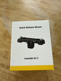 Insta360 GO 3 Quick Release Mount packaging with black mounting bracket and label