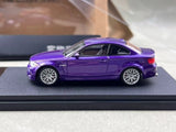 CZ 7cm 1:64 Purple 1M E82 Coupe Sports Model Diecast Display Car