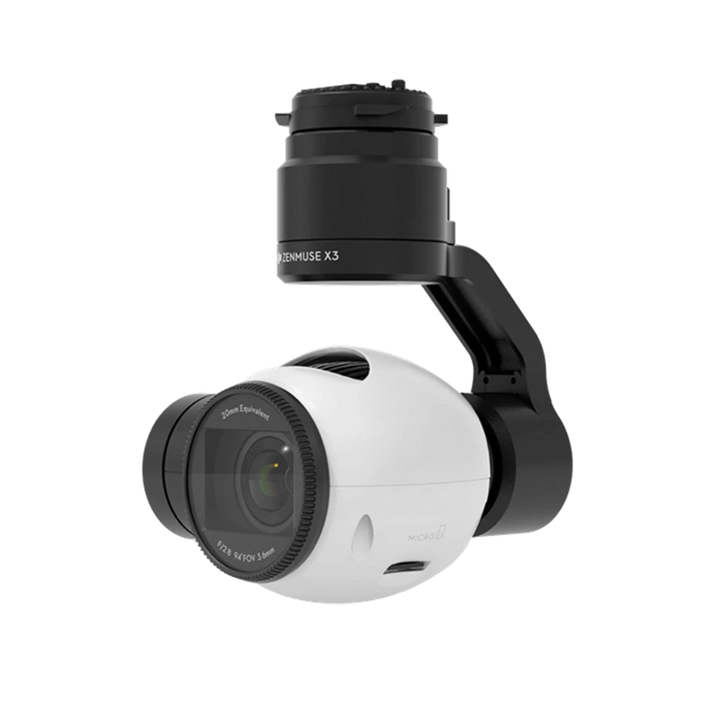 DJI Zenmuse X3 CP.BX.000049 12.4MP/4K Inspire 1 Drone Gimbal and Camera