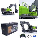 HUINA 1/14 1593 Model RC Excavator Car Gift Battery 2.4G Remote Control 28CH Battery