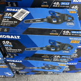 Kobalt 48-volt 14-in Battery 4 Ah Chainsaw Model:KCS 4224-06 TOOL ONLY BRAND NEW Battery