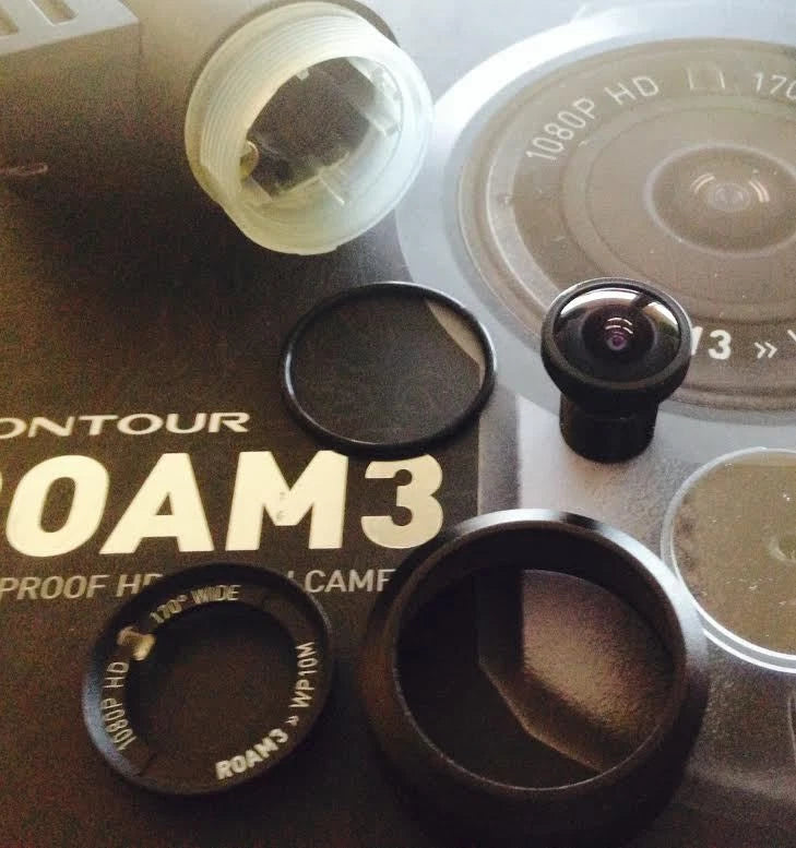 CONTOURROAM3 CONTOUR MODIFIED W/RAGECAMS 8MM ZOOM LENS PAINTBALL HUNTING CAMERA