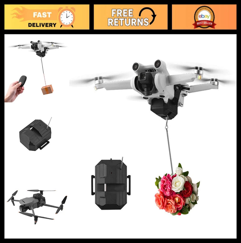 Airdrop Delivery Drone Payload Release System for DJI Mini & Mavic Series