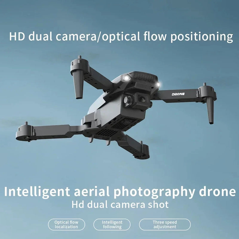 New Drone 4K 1080P Wide Angle Dual HD Camera Foldable Quadcopter WiFi FPV Lot
