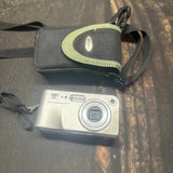 HP PhotoSmart M417 5.2MP Digital Camera w Case & SD - Silver - Tested Working