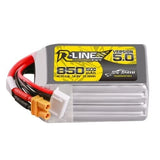 Tattu R-Line Version 5.0 850mAh 4S 150C 14.8V Lipo Battery with XT30U-F Plug Battery