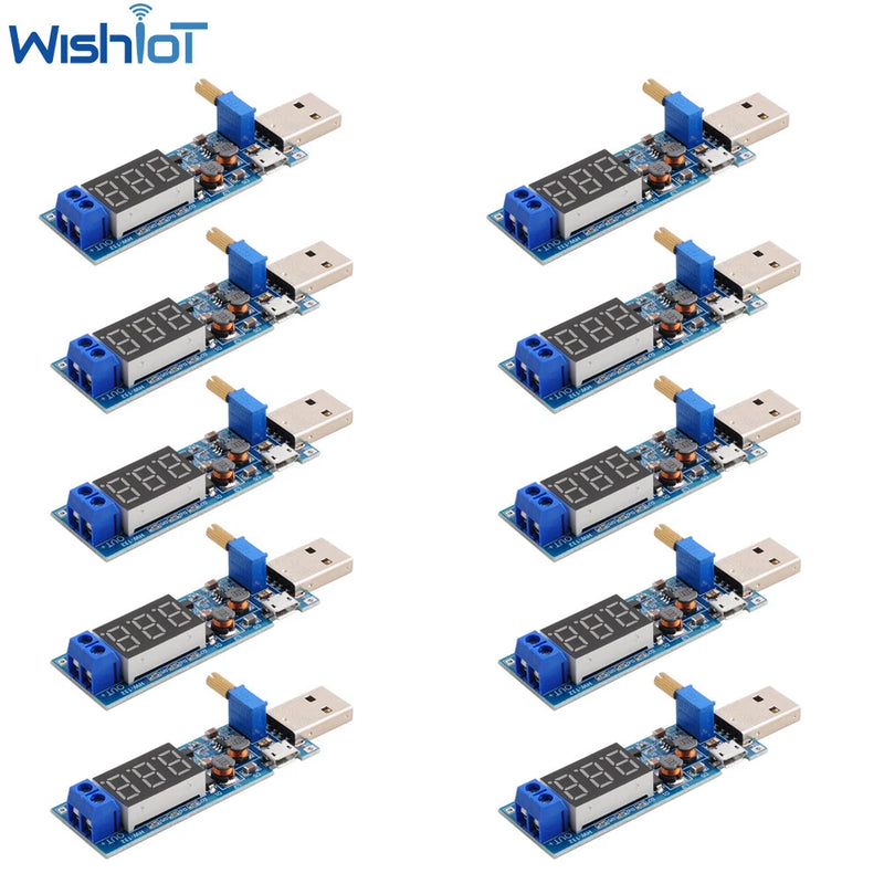 10PC DC-DC 5V to 3.5V/12V USB Step UP / Down Power Supply Module Out DC 1.2V-24V
