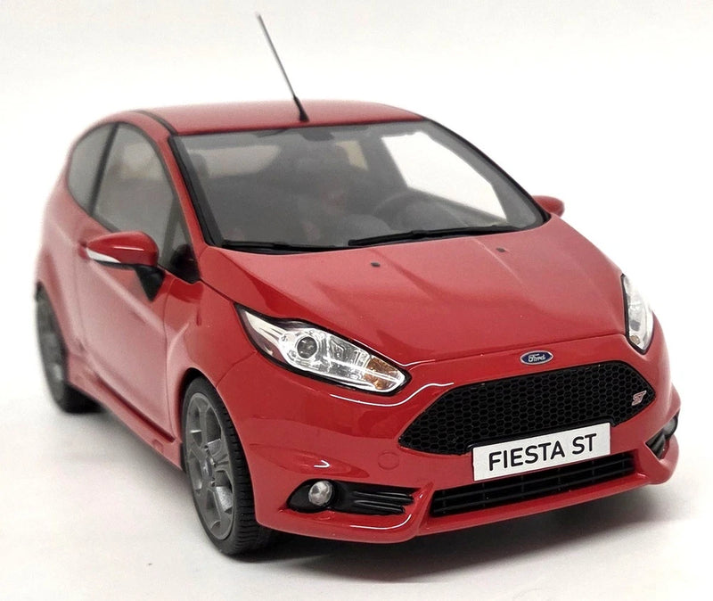 Otto 1/18 Ford Fiesta ST MK7 Race Red 2016 Resin Scale Model Car