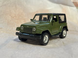2014 Jeep Wrangler By Jada - Just Trucks 1:32 Scale Model Toy Car Truck GREEN