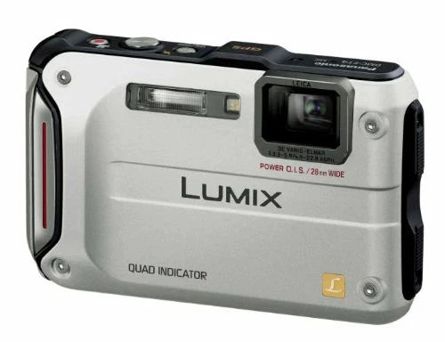Panasonic Lumix FT4 Waterproof Digital Camera Silver From Japan