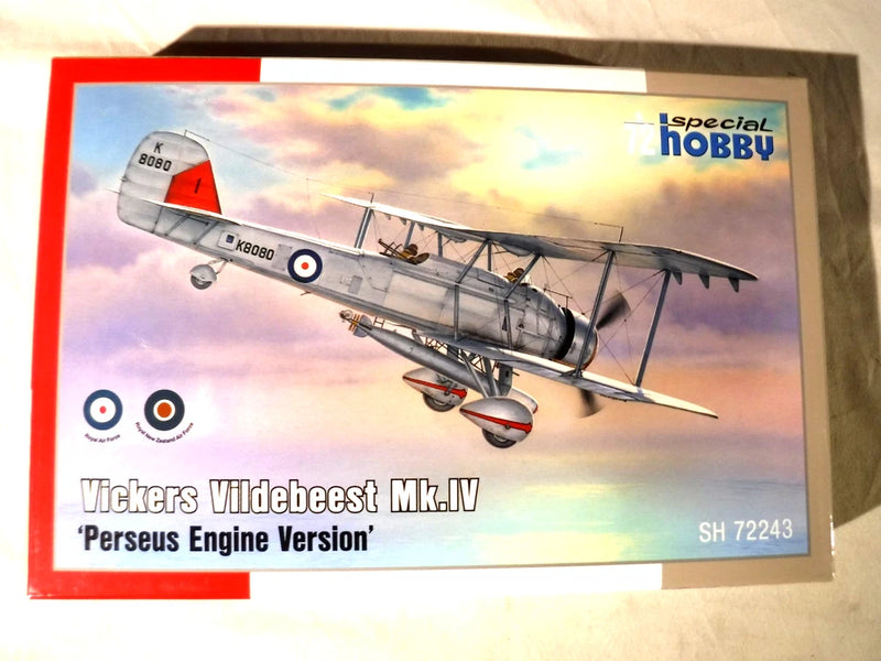1/72 Special Hobby  RAF Vickers Vildebeest Mk IV Perseus Engine PE & PUR #72243