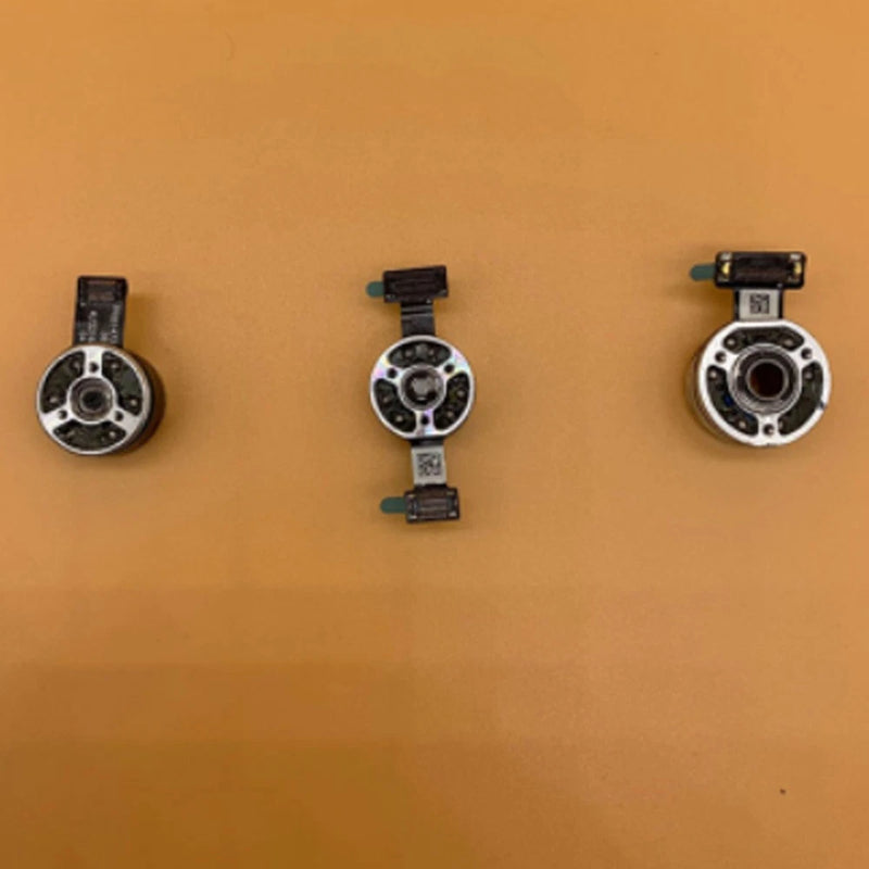 Gimbal camera motor assembly set with three circular axis housings