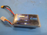 Zeee 2S Lipo Battery 1500mAh 7.4V 60C for RC Car, FPV Drone, Quad Heli Pack of 2 Battery