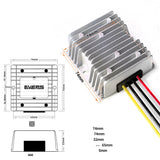 2pc Vehicle 12V/24V to 5V1A~30A LED screen power step-down module 24V to 5V step