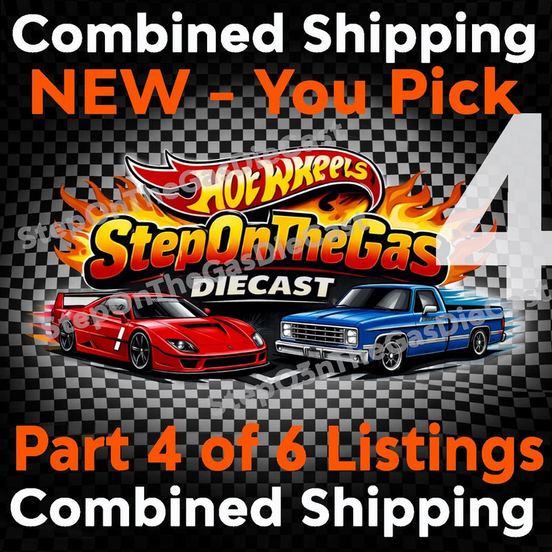 HOT Wheels 4 H Case YOU Pick NEW  Combined SHIPPING 2022 2023 2024 2025 2026 Car
