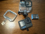 GoPro HERO10 Black + Dive housing, extra open back, battery EX