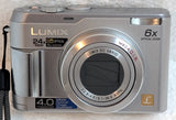 Panasonic LUMIX DMC-LZ1 4.0MP Silver Digital Camera Tested Working