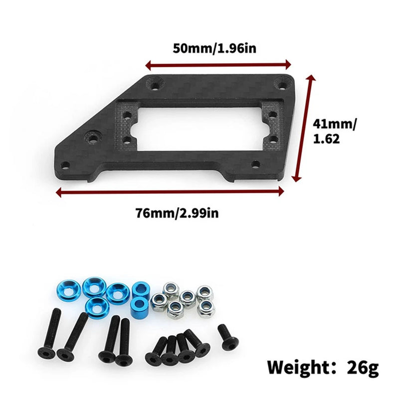 Servo Mount Frame Steering Gear Fixed Seat for Axial SCX10 PRO AXI03028 RC Cars